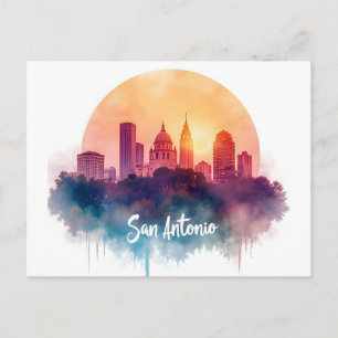 San Antonio Texas skyline Postcard
