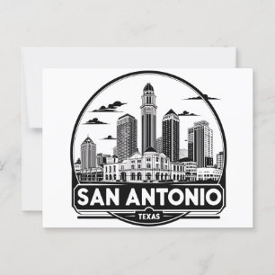 San Antonio Texas skyline Postcard