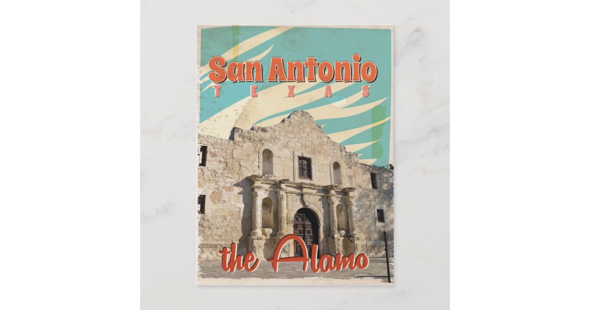 san antonio travel poster