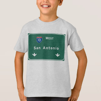 San Antonio Texas tx Interstate Highway Freeway : T-Shirt