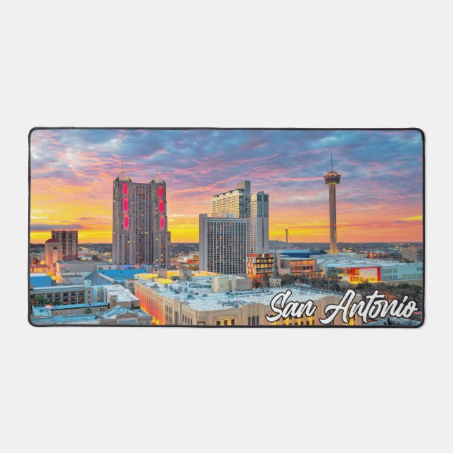 San Antonio, Texas, United States Desk Mat (Front)