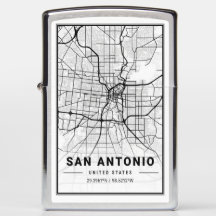 San Antonio Texas USA City Travel City Carte