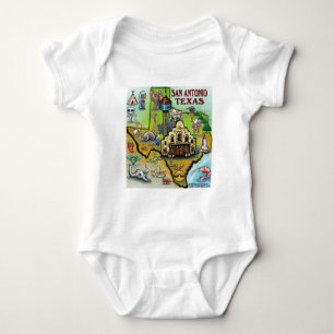 San Antonio TX Baby Bodysuit