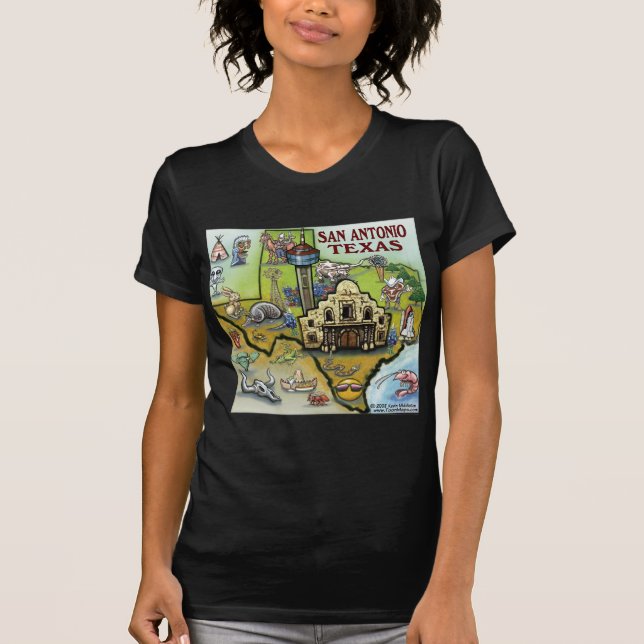 San Antonio TX T-Shirt (Front)