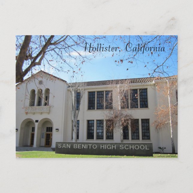 San Benito High School Postcard (Front)