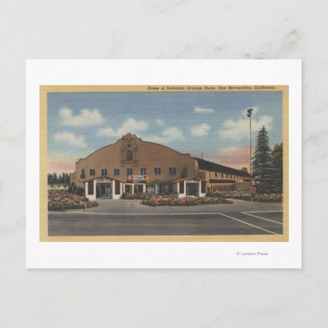 San Bernardino, CA - Home of the National Orange Postcard (Front)