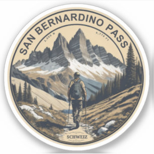 San Bernardino mountain pass the Swiss Alps