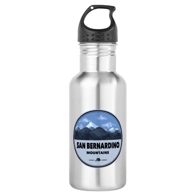 San Bernardino Mountains California Camping 532 Ml Water Bottle (Front)