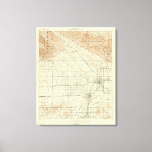 San Bernardino quadrangle showing San Andreas Rift Canvas Print