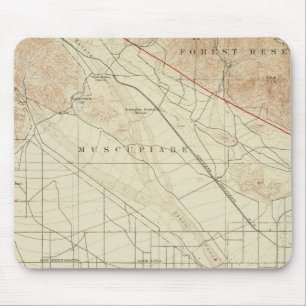 San Bernardino quadrangle showing San Andreas Rift Mouse Pad