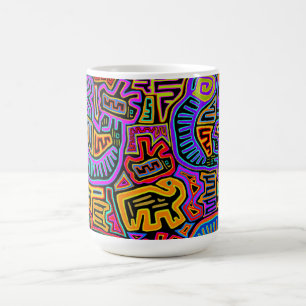 San Blas Island Mola Collage Magic Mug