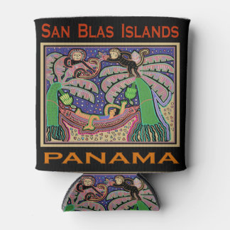 San Blas Islands Panama Mola Can Cooler