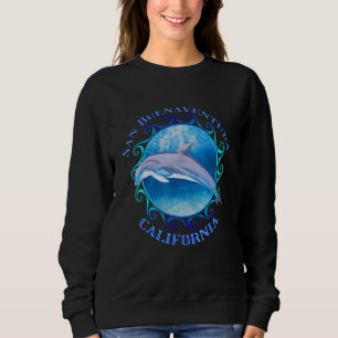 San Buenaventura California Vacation Souvenir Dolp Sweatshirt