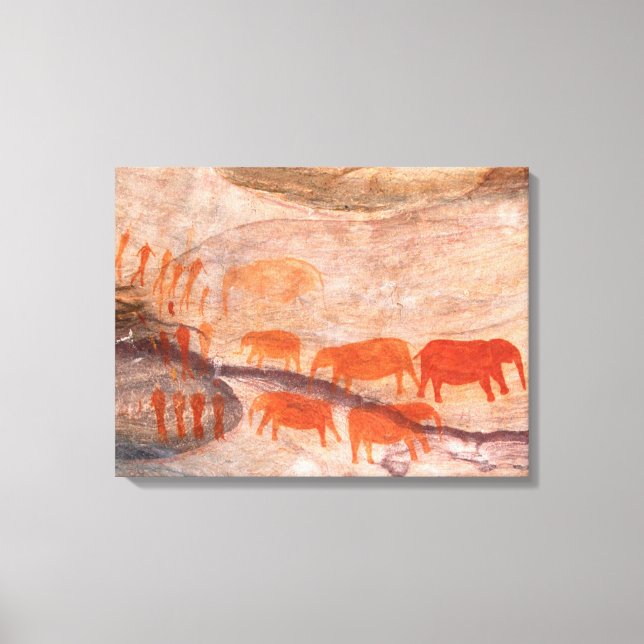 San, Bushman Rock Art, Cederberg Wilderness Canvas Print (Front)