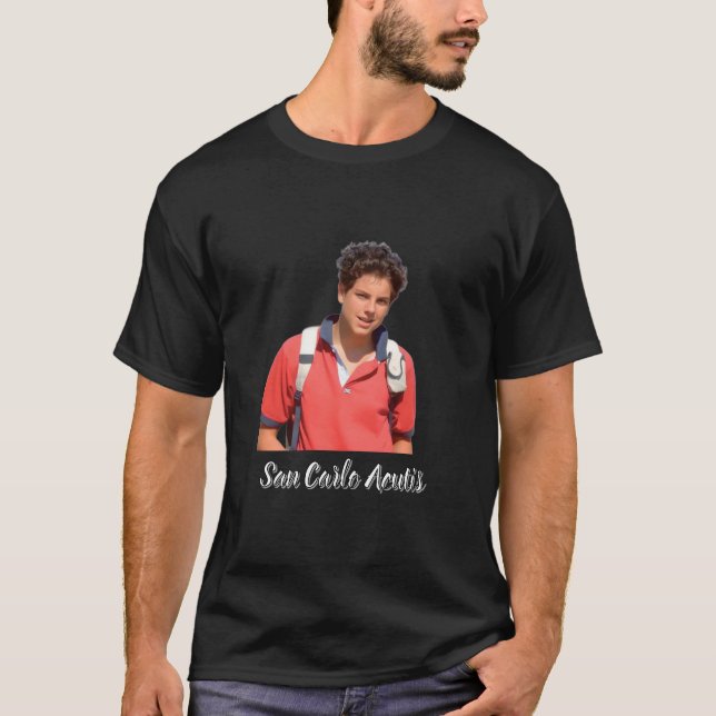 San Carlo Acutis T-Shirt  (Devant)