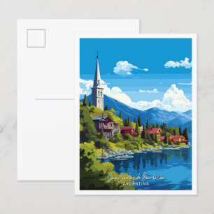 San Carlos de Bariloche Argentina Travel  Postcard
