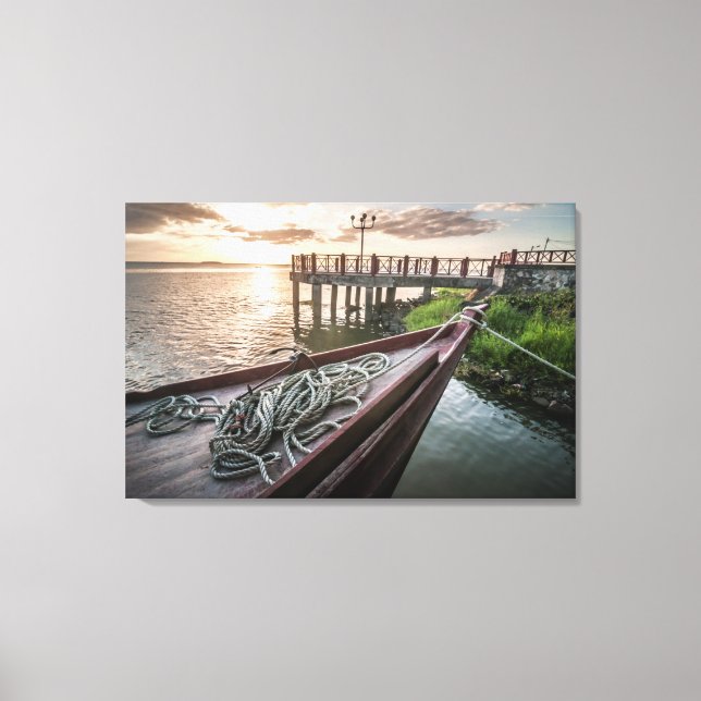 San Carlos Dock Canvas Print (Front)