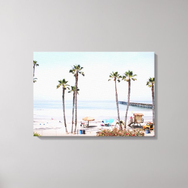 SAN CLEMENTE BEACH, CALIFORNIA, USA CANVAS PRINT (Front)