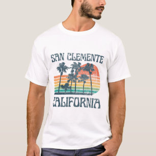 San Clemente California Beach Summer Vacation Vint T-Shirt