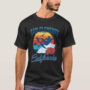 San Clemente California Beach Surf Summer Vacation T-Shirt