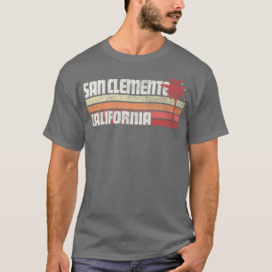 San Clemente California CA Vintage 80s Gift Beach  T-Shirt