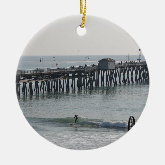 San Clemente California Ceramic Ornament (Front)