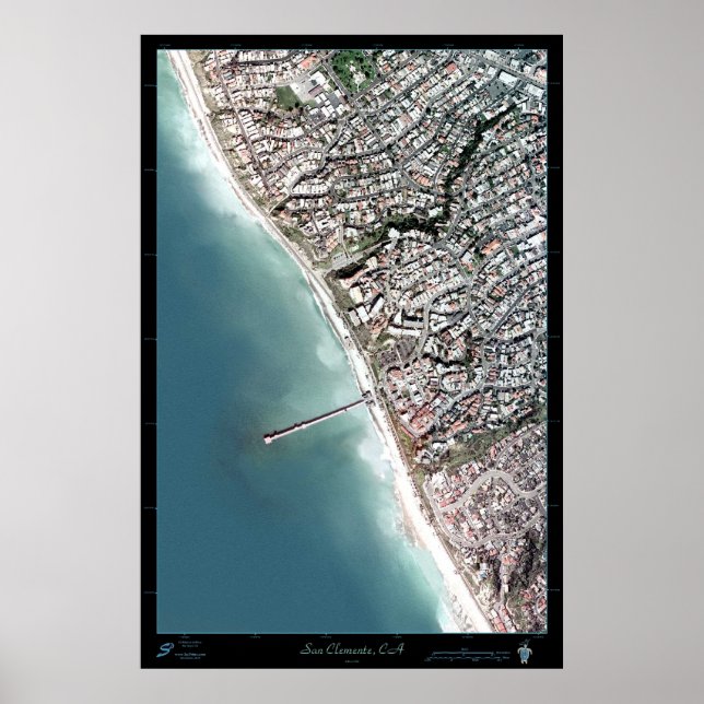 San Clemente, California satellite poster (Front)