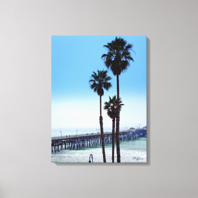 San Clemente Pier Canvas (Front)