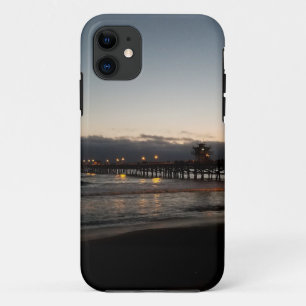 san clemente pier night time ocean california iPhone 11 case