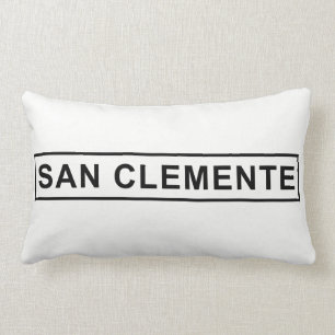 San Clemente Sign Pillow