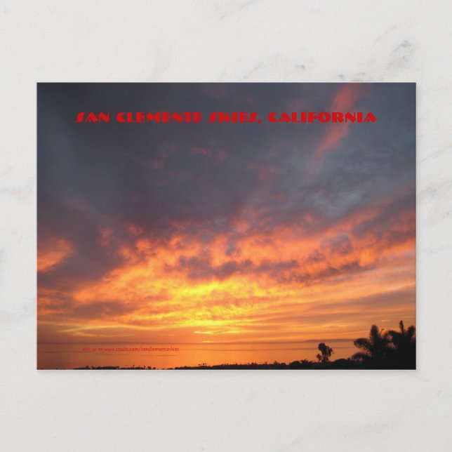 San Clemente Skies - Carte postale (Devant)