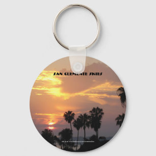 San Clemente Skies - Key Chain Oct.