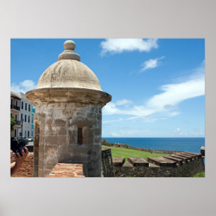 San Cristobal Fort Tower Poster