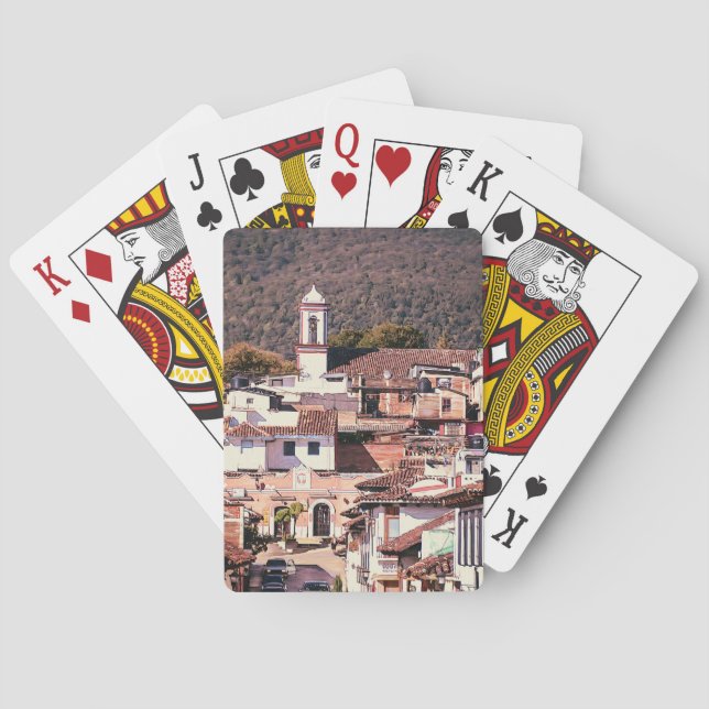 San Cristobal with Bell Tower Playing Cards (Back)