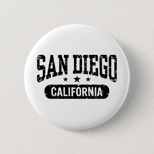 San Diego 2 Inch Round Button