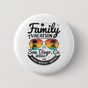 San Diego  2 Inch Round Button