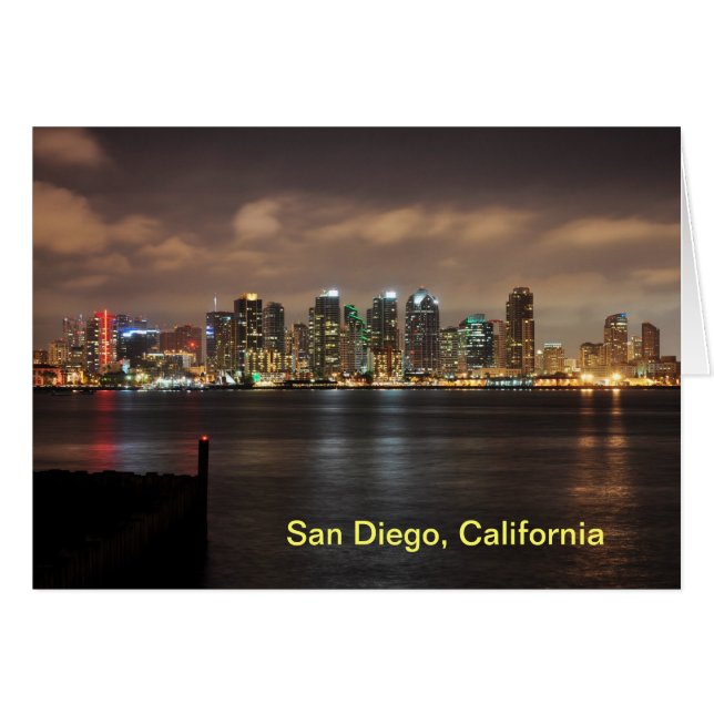 San Diego at night (Front Horizontal)
