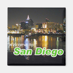 San Diego at Night Magnet