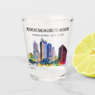 San Diego Bachelorette Weekend Shot Glass