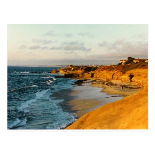 San Diego Beach photo postcard