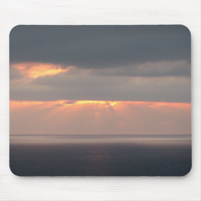 San Diego Beach Sunset Mouse Pad (Front)