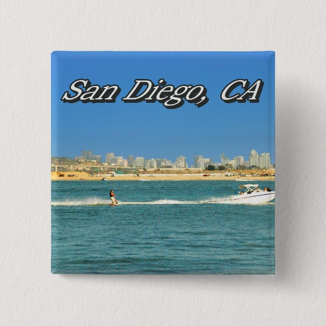 San Diego Button (Front)