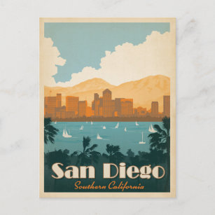 San Diego, CA Postcard