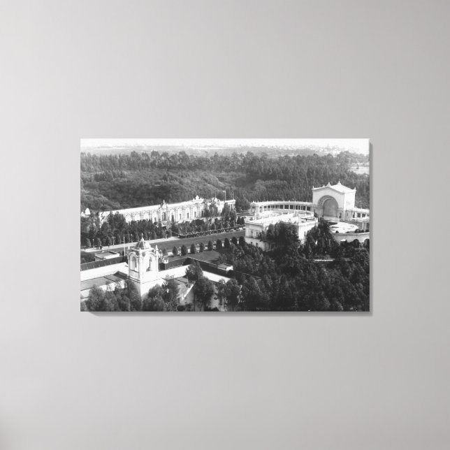 San Diego, CA View of Balboa Park Photograph Canvas Print (Front)