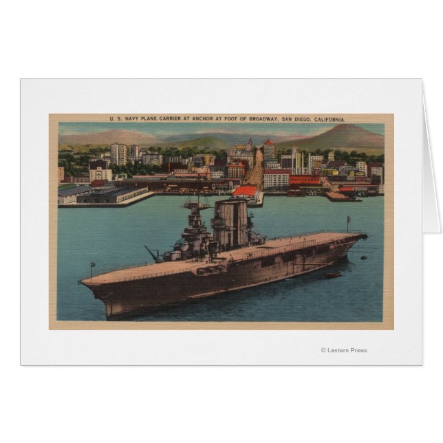 San Diego, CA - Voir porte-avions de la marine amé (Devant horizontal)