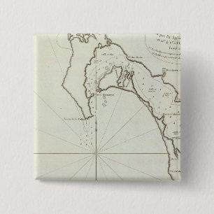 San Diego, California 2 Inch Square Button