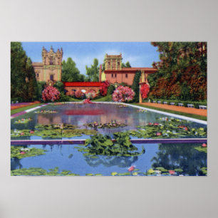 San Diego California Balboa Park Poster