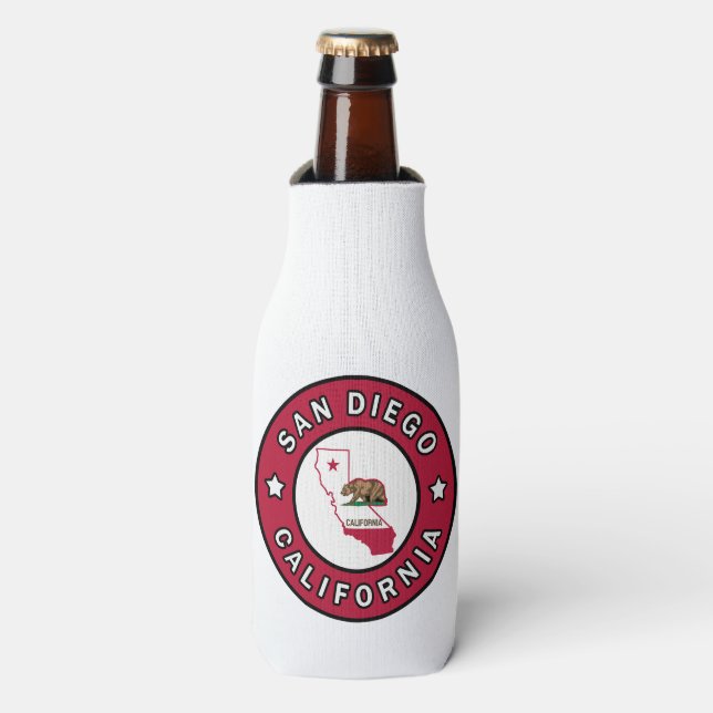 San Diego California Bottle Cooler (Bottle Front)