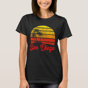 San Diego California Ca Vintage Sports Women Men T-Shirt