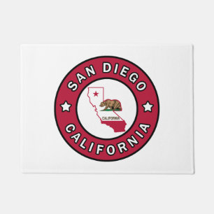 San Diego California Doormat